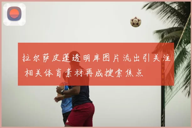 拉尔萨皮蓬透明库图片流出引关注 相关体育素材再成搜索焦点