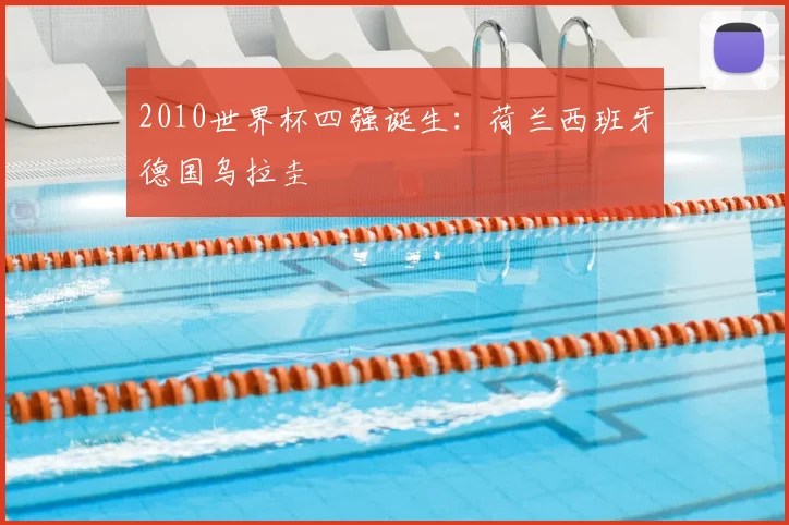 2010世界杯四强诞生：荷兰西班牙德国乌拉圭